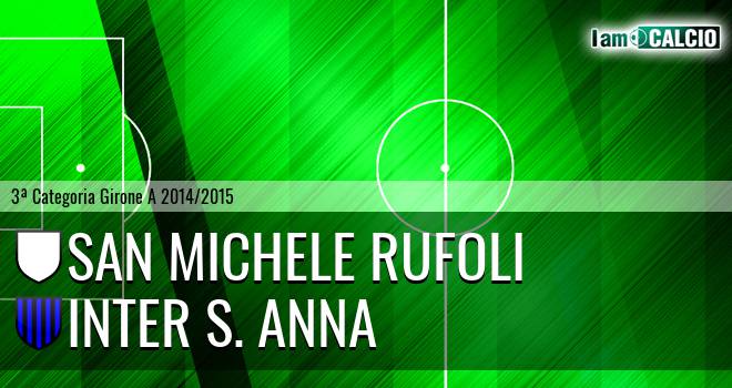 San Michele Rufoli - Inter S. Anna