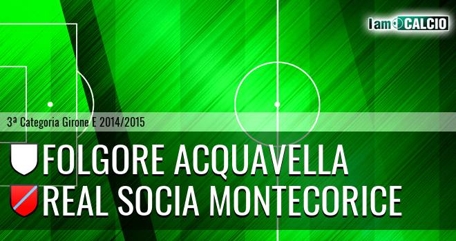 Folgore Acquavella - Real Socia Montecorice