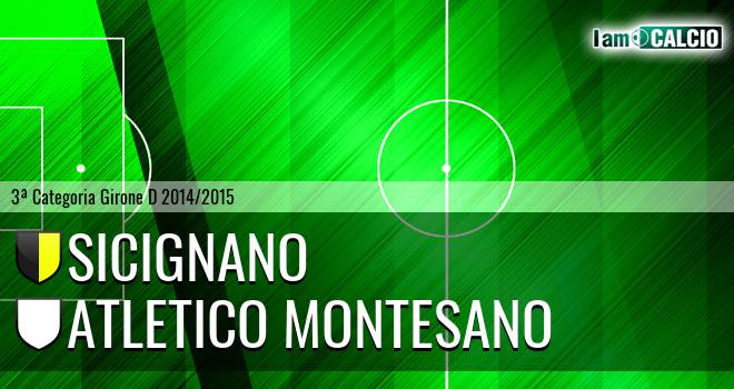 Sicignano - Atletico Montesano