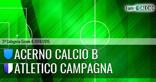 Acerno Calcio B - Calcio Campagna