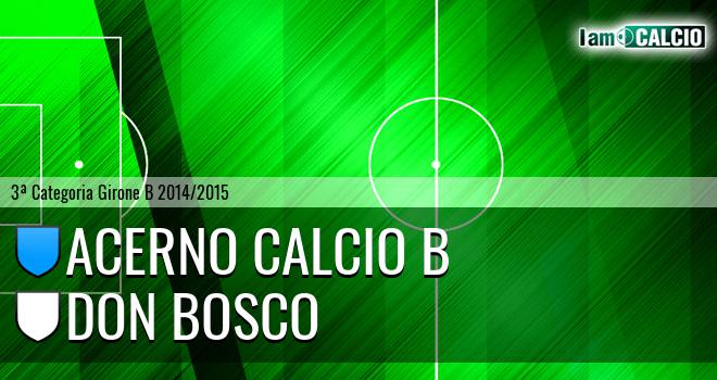 Acerno Calcio B - Don Bosco