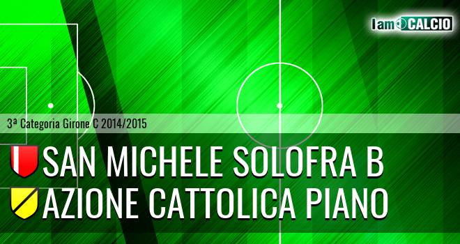 San Michele Solofra B - Azione Cattolica Piano