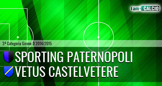 Sporting Paternopoli - Vetus Castelvetere