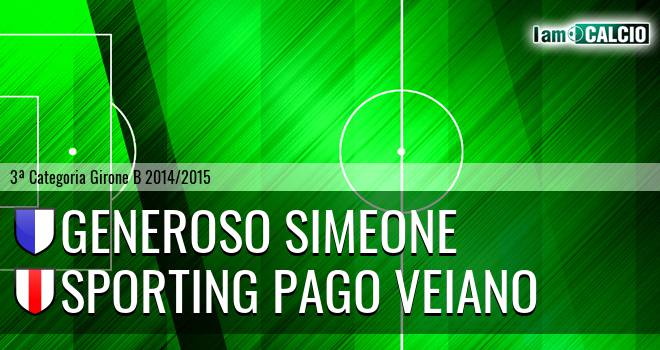 Generoso Simeone - Sporting Pago Veiano