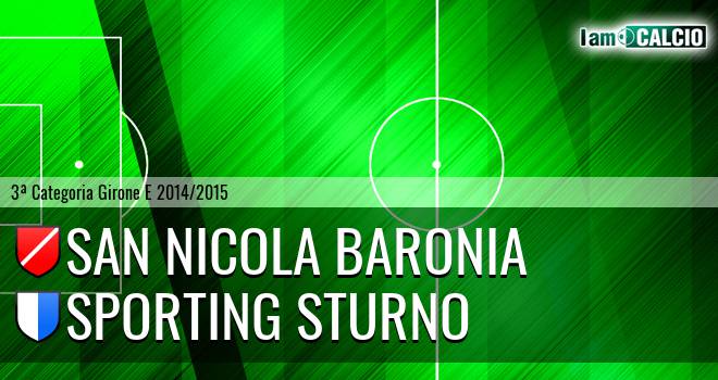 San Nicola Baronia - Sporting Sturno