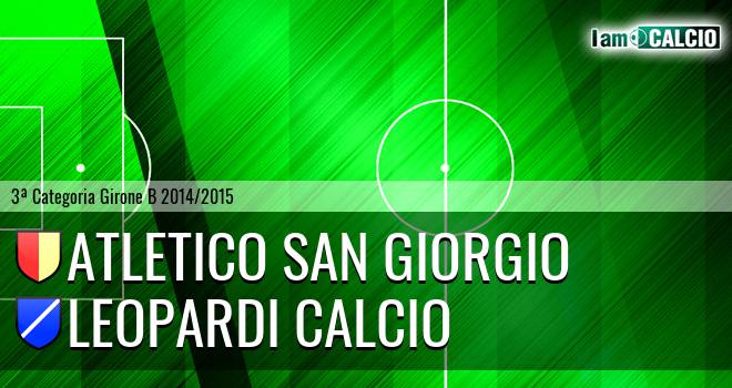 Atletico San Giorgio - Leopardi Calcio