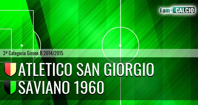 Atletico San Giorgio - Saviano 1960