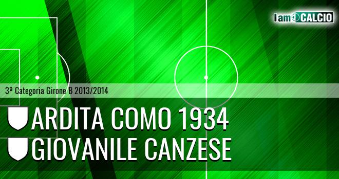 Ardita Como 1934 - Giovanile Canzese