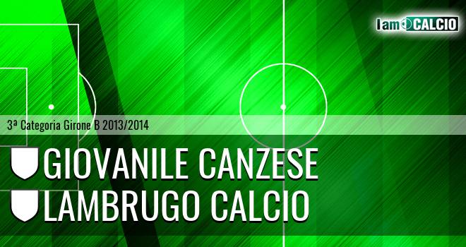 Giovanile Canzese - Lambrugo calcio