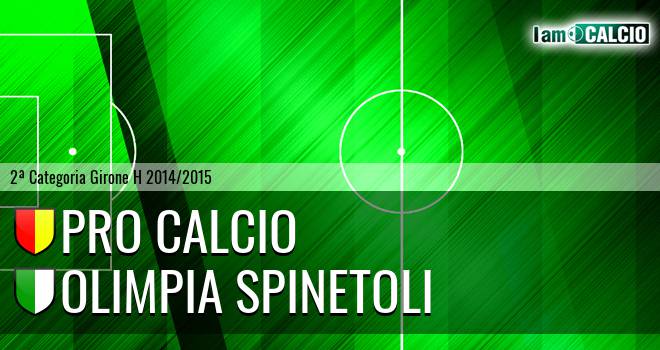 Pro Calcio - Olimpia Spinetoli