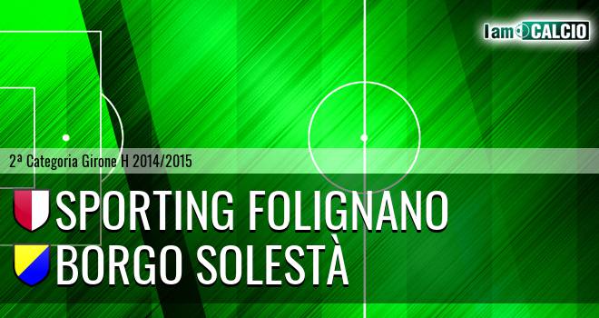 Sporting Folignano - Borgo Solestà