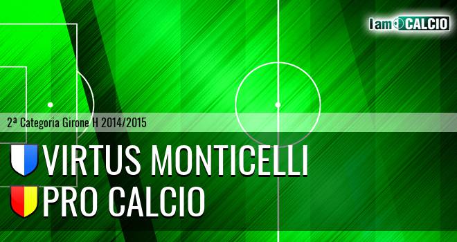 Virtus Monticelli - Pro Calcio