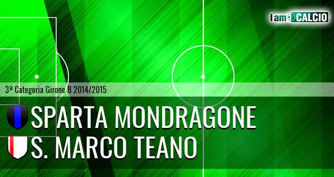 Sparta Mondragone - S. Marco Teano