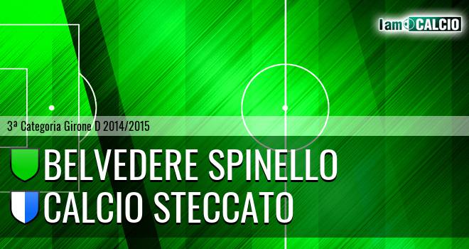 Belvedere Spinello - Calcio Steccato