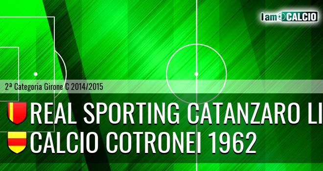 Sporting Catanzaro Lido - Calcio Cotronei 1962