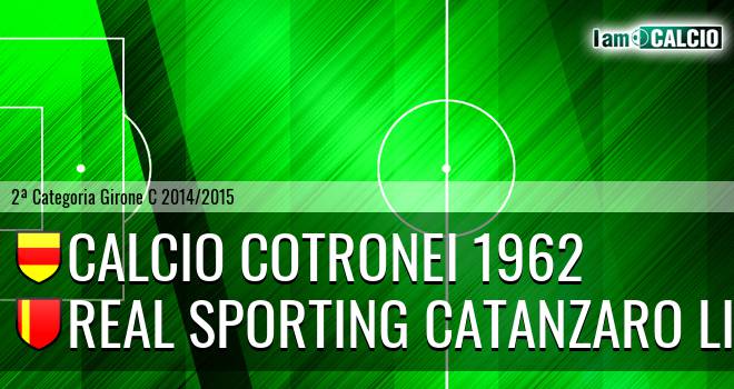 Calcio Cotronei 1962 - Sporting Catanzaro Lido