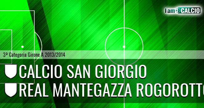 Calcio San Giorgio - Real Mantegazza Rogorotto