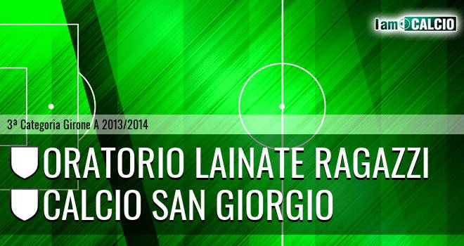 Oratorio Lainate ragazzi - Calcio San Giorgio