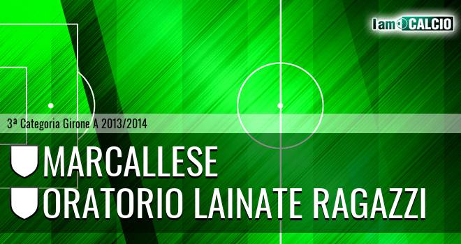 Marcallese - Oratorio Lainate ragazzi