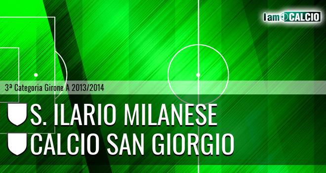 S. Ilario Milanese - Calcio San Giorgio