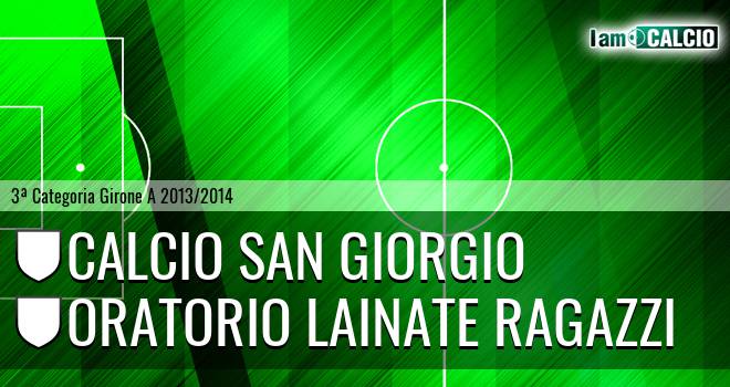 Calcio San Giorgio - Oratorio Lainate ragazzi