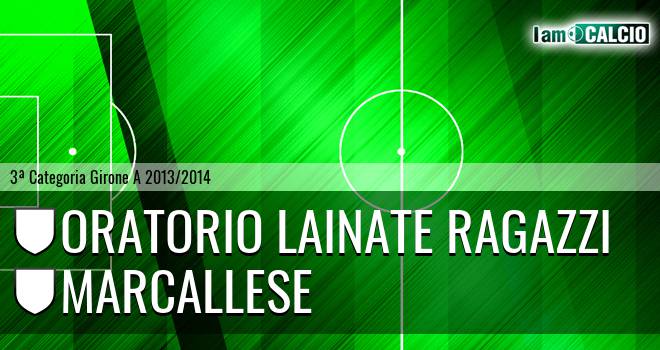 Oratorio Lainate ragazzi - Marcallese