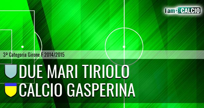 Due Mari Tiriolo - Calcio Gasperina