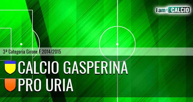 Calcio Gasperina - Pro Uria