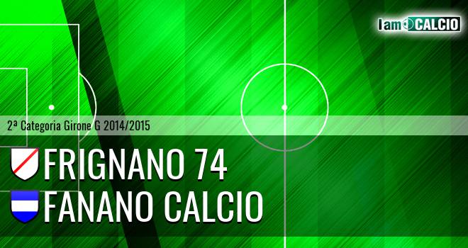 Frignano 74 - Fanano Calcio