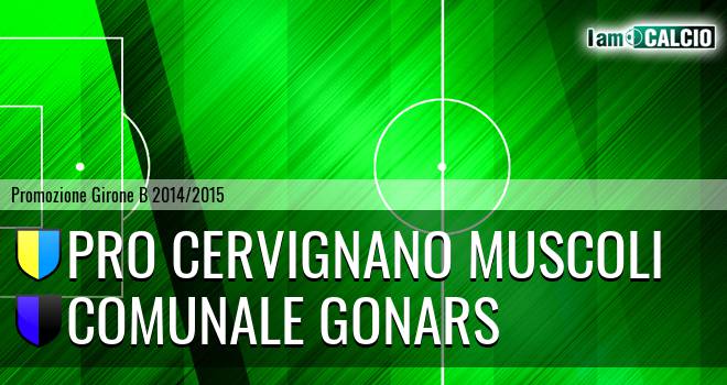 Pro Cervignano Muscoli - Comunale Gonars