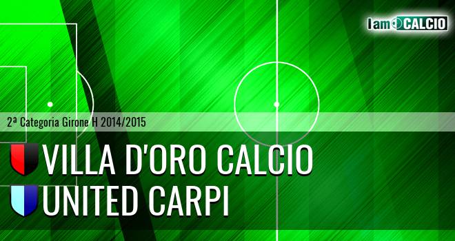 Villa D'Oro Calcio - United Carpi