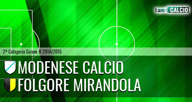 Modenese Calcio - Folgore Mirandola