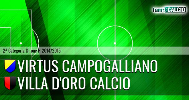 Virtus Campogalliano - Villa D'Oro Calcio