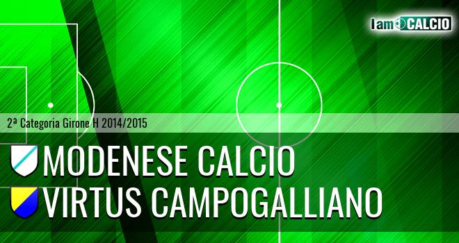 Modenese Calcio - Virtus Campogalliano