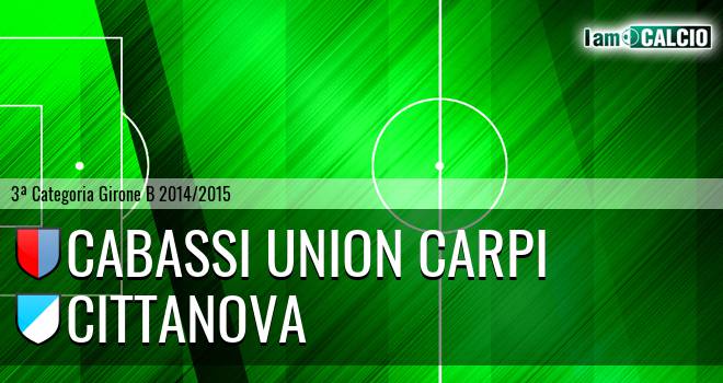 Cabassi Union Carpi - Cittanova