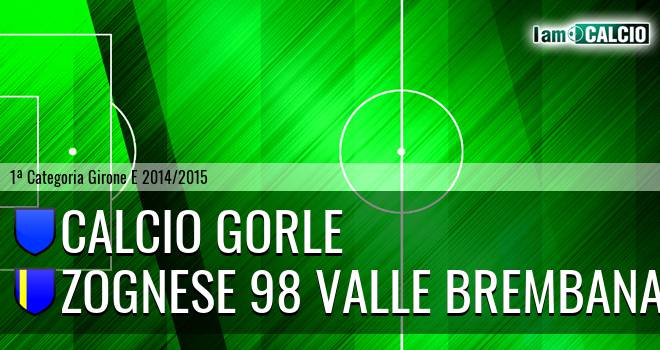 Calcio Gorle - Zognese 98 Valle Brembana