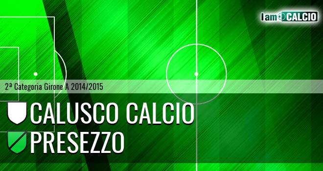 Calusco calcio - Presezzo