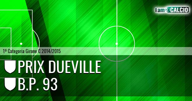 Prix Dueville - B.P. 93