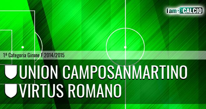 Union Camposanmartino - Virtus Romano