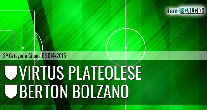 Virtus Plateolese - Berton Bolzano