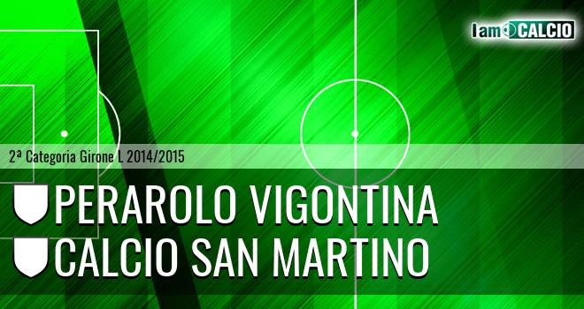 Perarolo Vigontina - Calcio San Martino