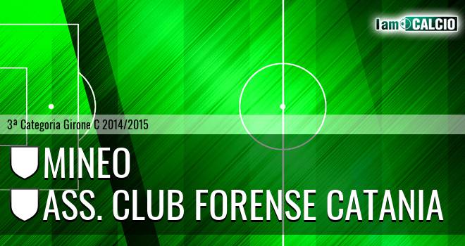 Mineo - Ass. Club Forense Catania