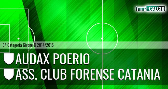 Audax Poerio - Ass. Club Forense Catania