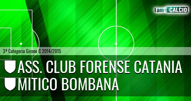 Ass. Club Forense Catania - Mitico Bombana