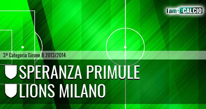 Speranza Primule - Lions Milano