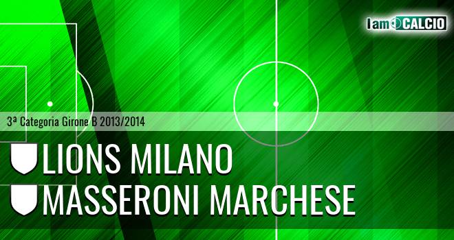 Lions Milano - Masseroni Marchese