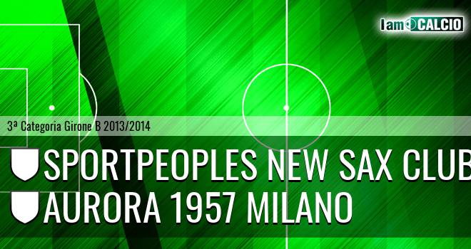 Sportpeoples New Sax Club - Aurora 1957 Milano