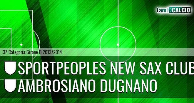 Sportpeoples New Sax Club - Ambrosiano Dugnano