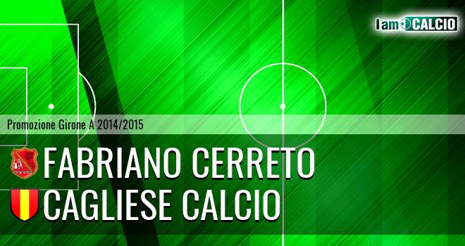 Fabriano Cerreto - Cagliese Calcio