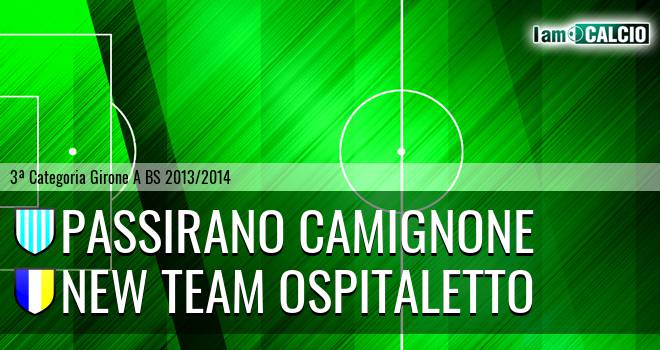 Passirano Camignone - New Team Ospitaletto